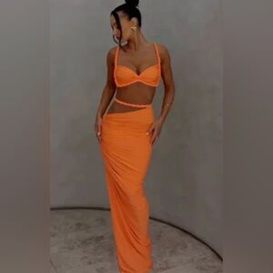 Orange Asymmetrical set